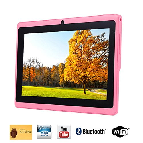 7" Screen A33 Android 4.4 Tablets PC Quad Core Bluetooth BT Dual CAMERA 16GB US